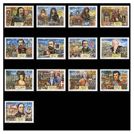 Timbre de collection de Monaco N° 2112/24 neuf sans charnière Premium