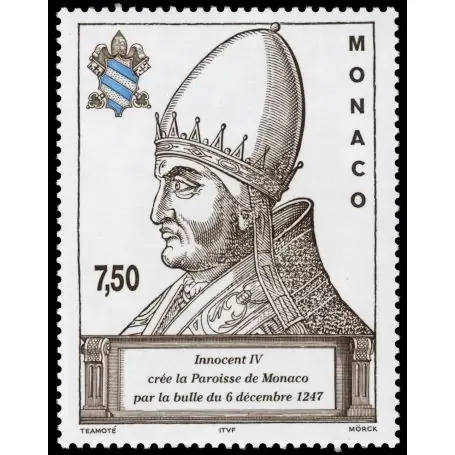 Timbre de collection de Monaco N° 2137 neuf sans charnière Dernier Modèle