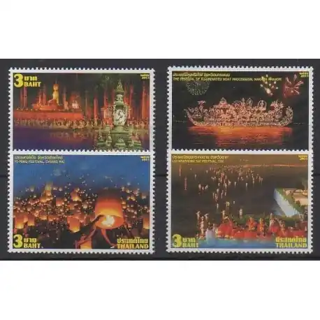 Offre Du Jour Thaïlande - 2011 - No 2908/2911 - Folklore