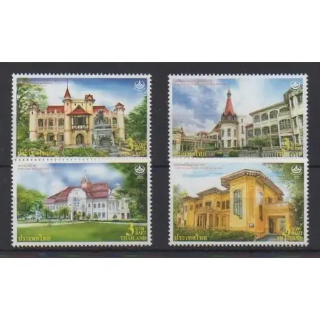 Usine Directe Thaïlande - 2010 - No 2677/2680 - Châteaux - Royauté - Principauté