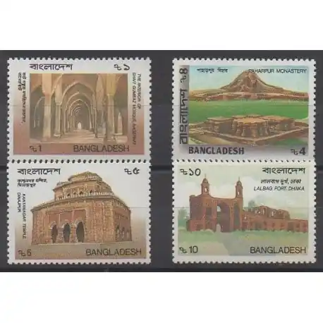 Bangladesh - 1988 - No 271A/271D - Monuments Offre Spéciale