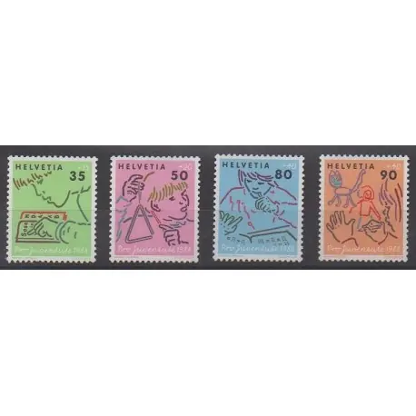 Usine Directe Suisse - 1988 - No 1309/1312 - Enfance