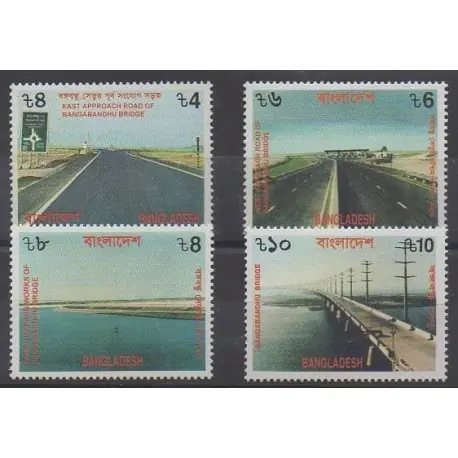 Commande En Gros Bangladesh - 1998 - No 592/595 - Ponts