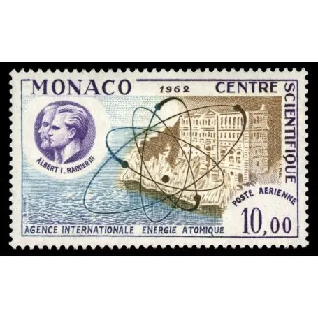 Timbre de collection de Monaco PA N° 80 neuf sans charnière Bon Plan