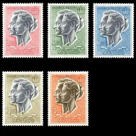 Premium Timbre de collection de Monaco PA N° 87/90A neuf sans charnière