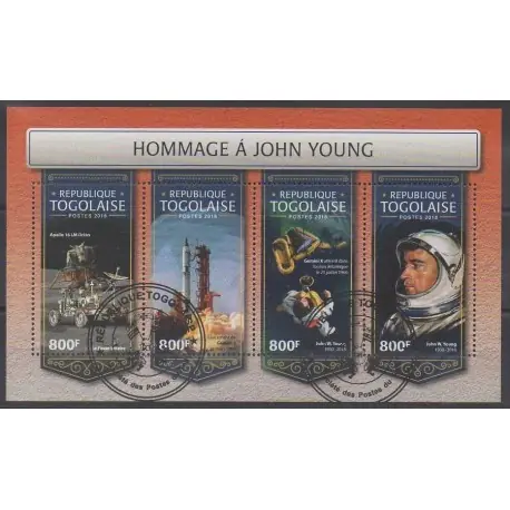 Quantité Limitée Togo - 2018 - No 6332/6335 - Espace - Oblitérés