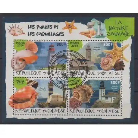 Offre Exclusive Togo - 2018 - No 6392/6395 - Phares - Vie marine - Oblitérés