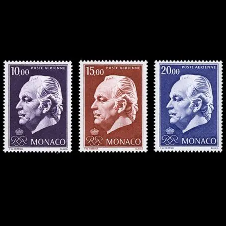 Solde Timbre de collection de Monaco PA N° 97/99 neuf sans charnière