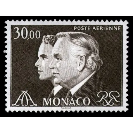 Timbre de collection de Monaco PA N° 104 neuf sans charnière Retour Gratuit