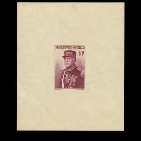 Authentique Timbre de collection de Monaco BF N° 1 neuf sans charnière