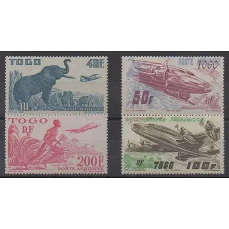 Togo - 1947 - No PA17/PA20 - Aviation - Neufs avec charnière Livraison Gratuite