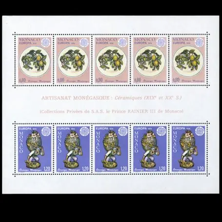 Commander Maintenant Europa 1976 Timbre de collection de Monaco BF N° 12 neuf sans charnière