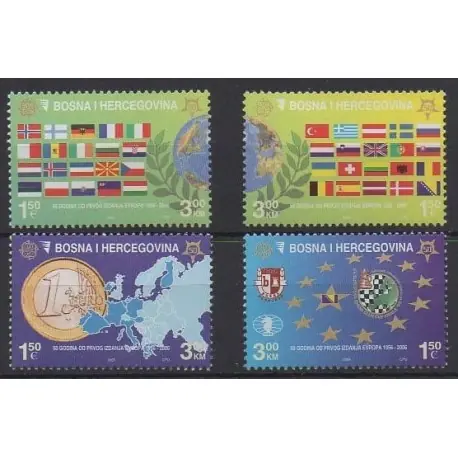Prix Réduit Bosnie-Herzégovine - 2005 - No 503/506 - Philatélie - Europe - Échecs