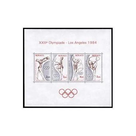 Timbre de collection de Monaco BF N° 27 neuf sans charnière Prix Bas