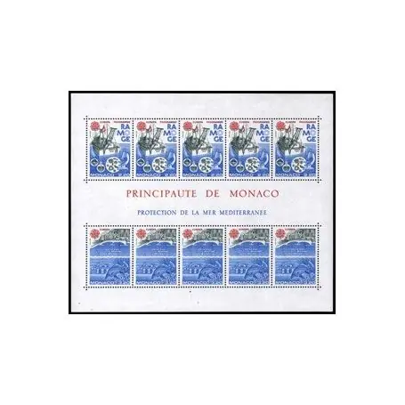Timbre de collection de Monaco BF N° 34 neuf sans charnière Premium