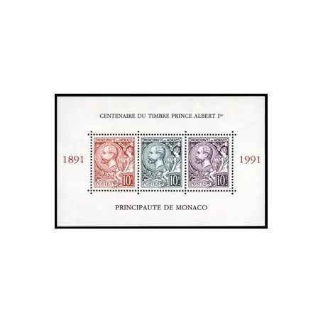 Timbre de collection de Monaco BF N° 53 neuf sans charnière Fait Main