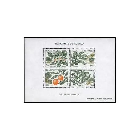 Timbre de collection de Monaco BF N° 54 neuf sans charnière Livraison Gratuite