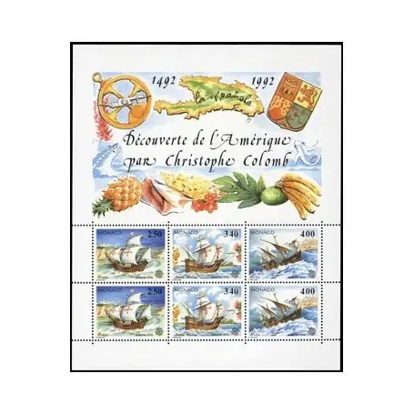 Nouvelle Collection Timbre de collection de Monaco BF N° 57 neuf sans charnière