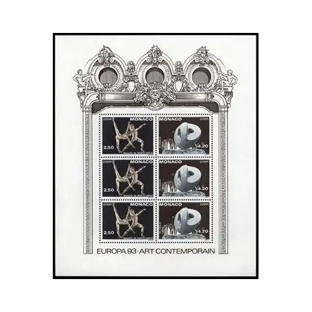 Remise Timbre de collection de Monaco BF N° 61 neuf sans charnière