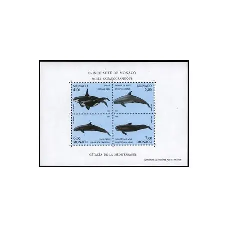 Timbre de collection de Monaco BF N° 64 neuf sans charnière Meilleure Qualité