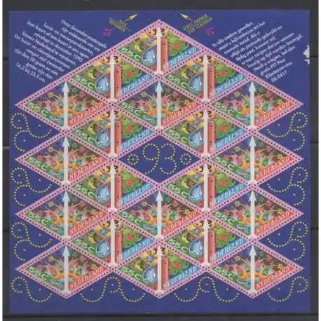 Pays-Bas - 1993 - No F1459/1460 - Noël Expédition Rapide