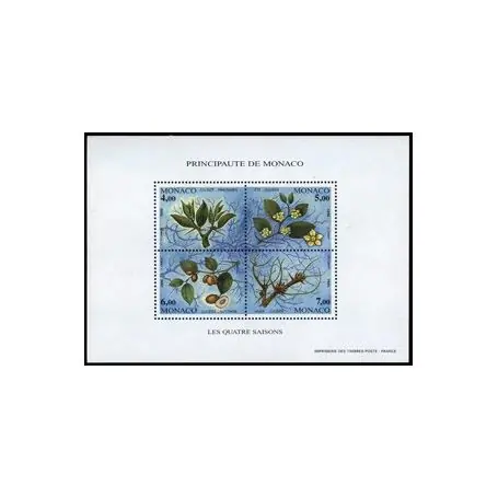 Timbre de collection de Monaco BF N° 68 neuf sans charnière Fait Main
