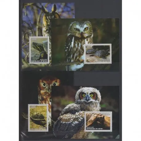 Bénin - 2005 - 4 BF - Tortues - Oiseaux Meilleure Vente