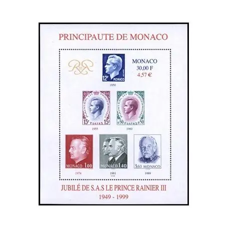 Prix Réduit Timbre de collection de Monaco BF N° 83 neuf sans charnière