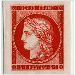 Certifié Timbre de collection France - 0830