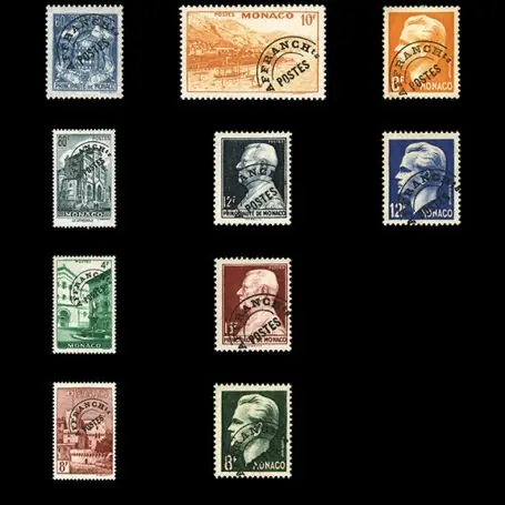 Timbre de collection de Monaco Préo N° 1/10 neuf sans charnière Quantité Limitée