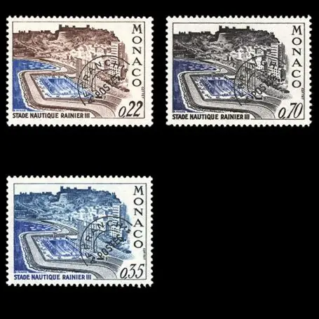 Prix Choc Timbre de collection de Monaco Préo N° 27/29 neuf sans charnière