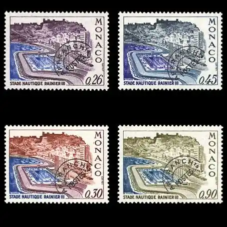 Timbre de collection de Monaco Préo N° 30/33 neuf sans charnière Livraison Gratuite