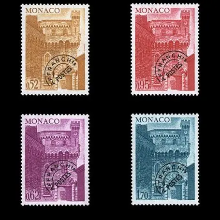 Bon Plan Timbre de collection de Monaco Préo N° 42/45 neuf sans charnière