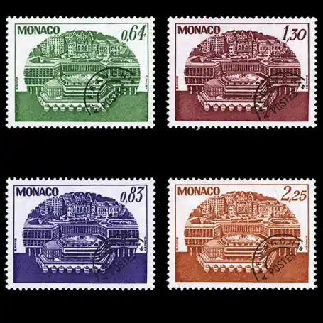 Achat Immédiat Timbre de collection de Monaco Préo N° 58/61 neuf sans charnière