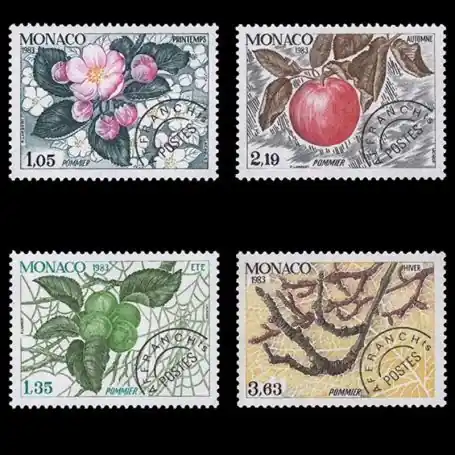 Timbre de collection de Monaco Préo N° 78/81 neuf sans charnière Nouveauté