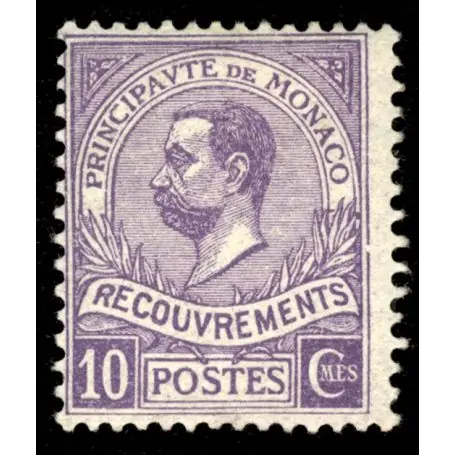 Gros Lot Timbre de collection de Monaco Taxe N° 9 neuf sans charnière