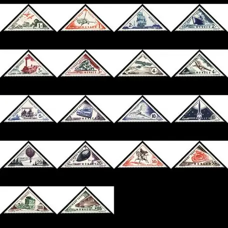 Vente Flash Timbre de collection de Monaco Taxe N° 39A/55 neuf sans charnière