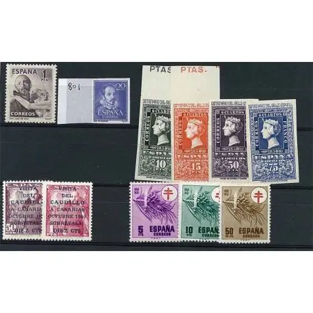 Jusqu’à Épuisement Des Stocks Espagne année complète 1950 neuve