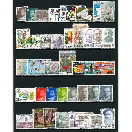 Tendance Espagne année complète 1981 neuve