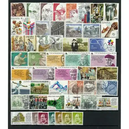 Artisanat Espagne année complète 1986 neuve