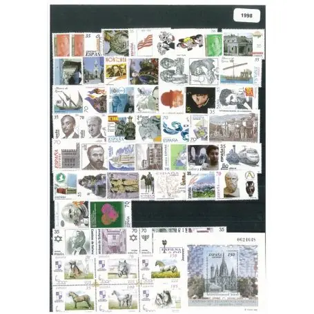Espagne année complète 1998 neuve Livraison Mondiale