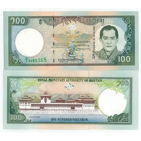 Pas Cher Billet de collection Bhoutan Pk N° 25 - 100 Ngultrum