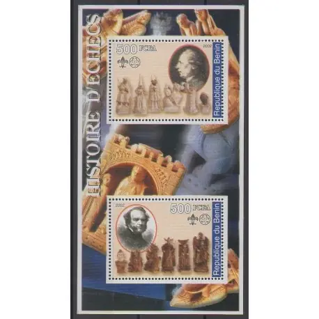 Bon Plan Bénin - 2002 - 1 BF - Échecs