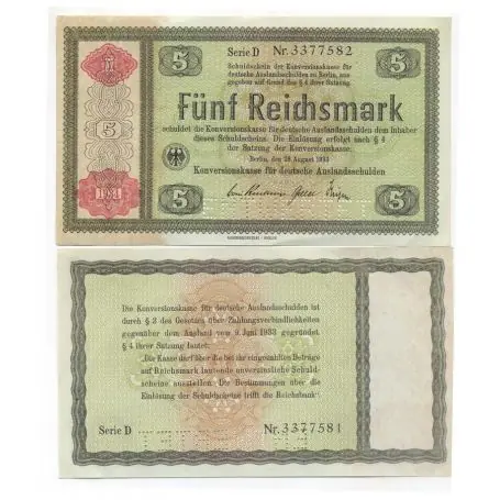 Top Vente Billets de banque Allemagne Pk N° 207 - 5 Mark