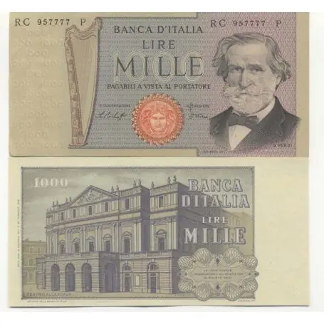 Billets banque Italie Pk N° 101 - 1000 Lire Livraison Mondiale