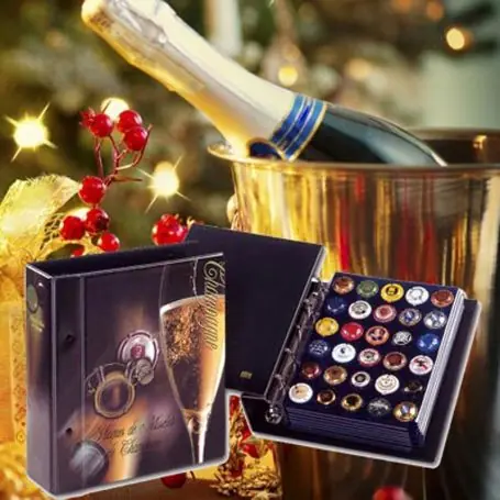 Classeur capsules de champagne: 90 plaques Commander Maintenant