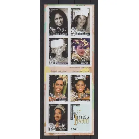 Polynésie - 2024 - No 1347/1354 - Miss Tahiti Paiement Sécurisé