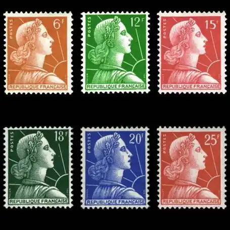 Timbres France Série N° 1009 A/1011C neuf sans charnière Satisfait Ou Remboursé
