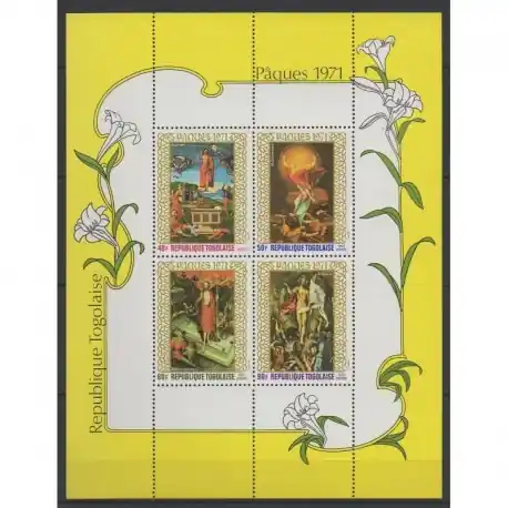 Togo - 1971 - No BF51 - Pâques - Peinture Satisfait Ou Remboursé