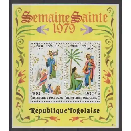 Togo - 1979 - No BF126 - Religion Édition Limitée